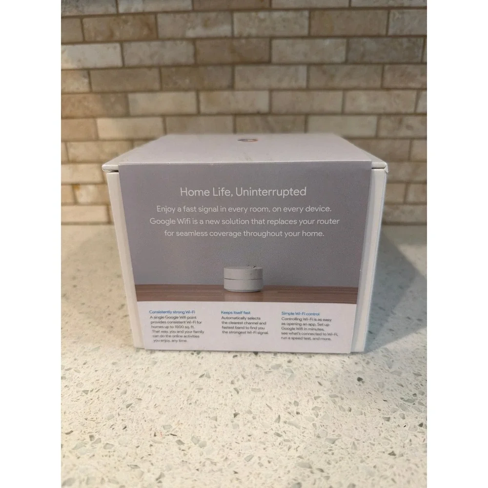 Google Wifi Home Wi-Fi System Mesh Router AC1200 Wireless Smart Router White